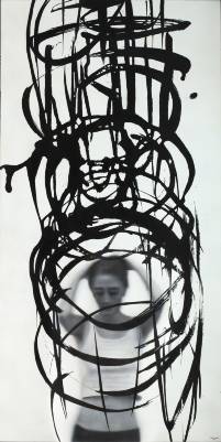 Dualities II . 150 x 75 cms . Acrylic on panel