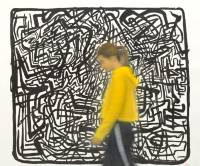 Labyrinth II . 110 x 97 cms . Acrylic on panel