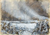 Vision 4. Acrylic on paper. 42 x 30 cms